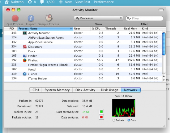 system monitor mac os x