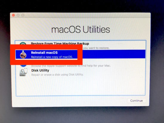 how to wipe mac clean and reinstall os